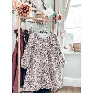 Morning Nature Walks Soft Corduroy Cottage Floral Dress 5T